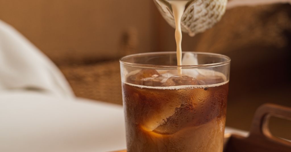 Iced MannaBrew Vanilla Latte