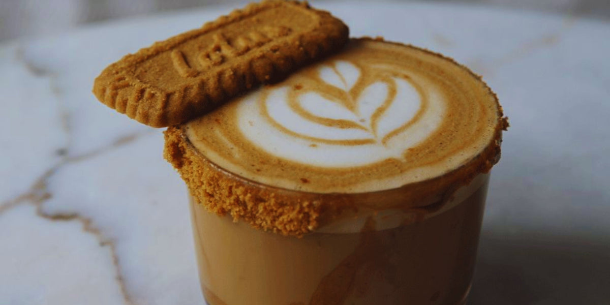 Caramel Biscuit MannaBrew Latte