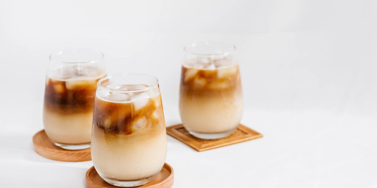Iced Vanilla MannaBrew Latte