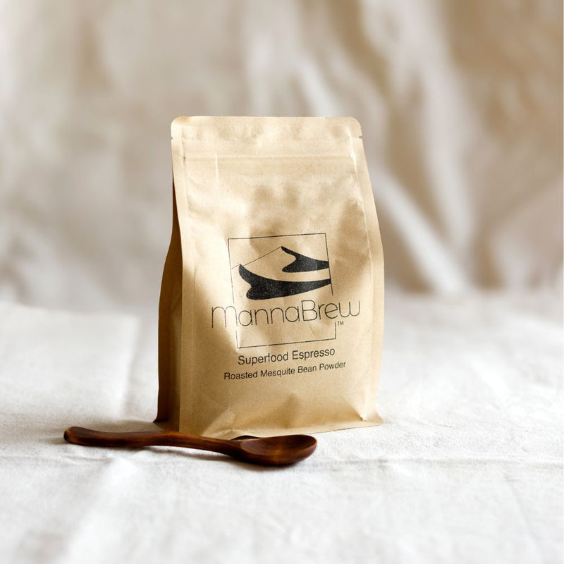 MannaBrew - 豆科灌木籽荚“咖啡” – 2.2 磅（998 克）袋装 - 可冲泡 125 杯