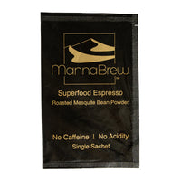 MannaBrew - Mesquite seedpod "coffee" - 20 Single Sachets - Display Carton - Makes 20 cups